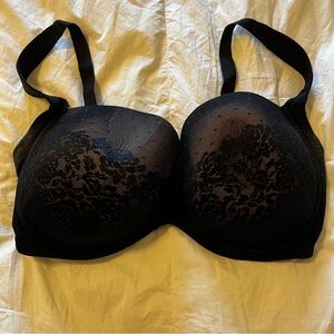 Soma Black Stunning Support Lace Full-Coverage Bra